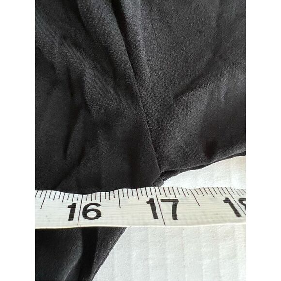 Baby style size small short sleeve faux wrap black dress - Picture 5 of 7